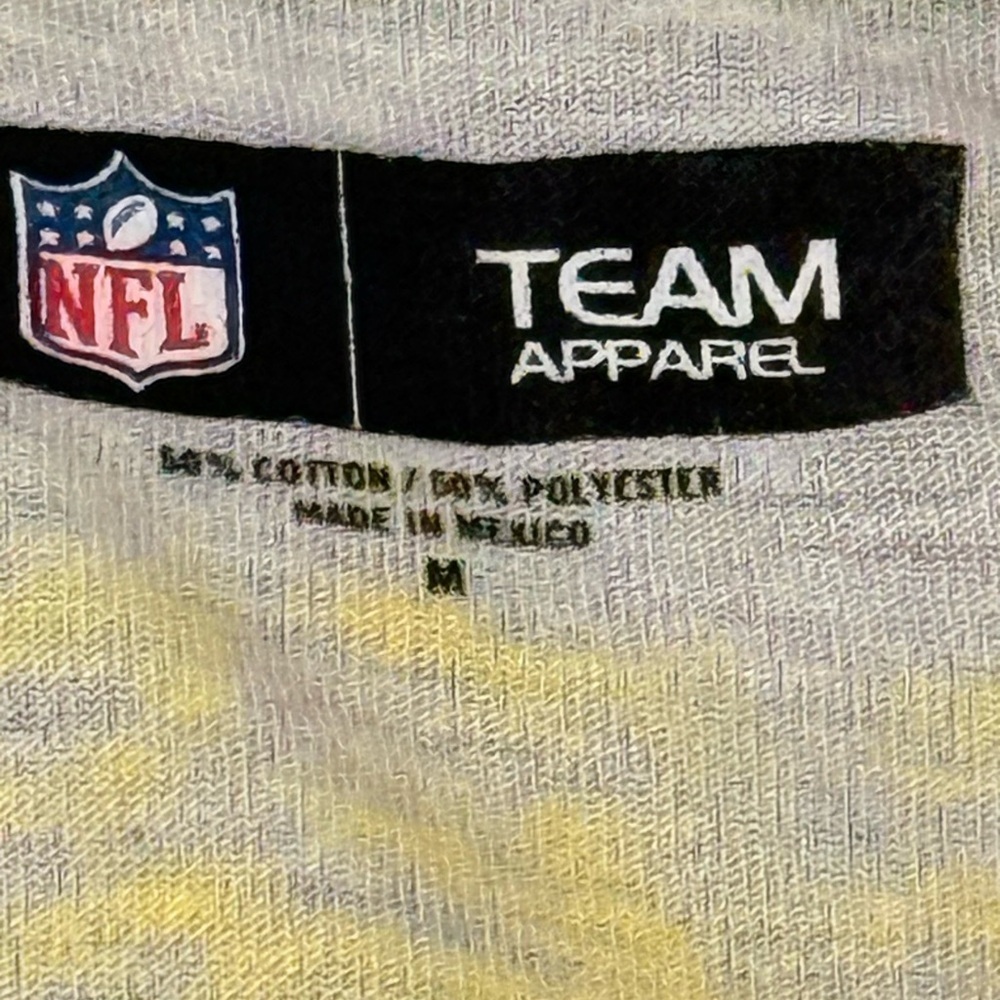 NFL Team Apparel Green Bay Packers Green Gold Burn Out top Medium - Picture 5 of 7